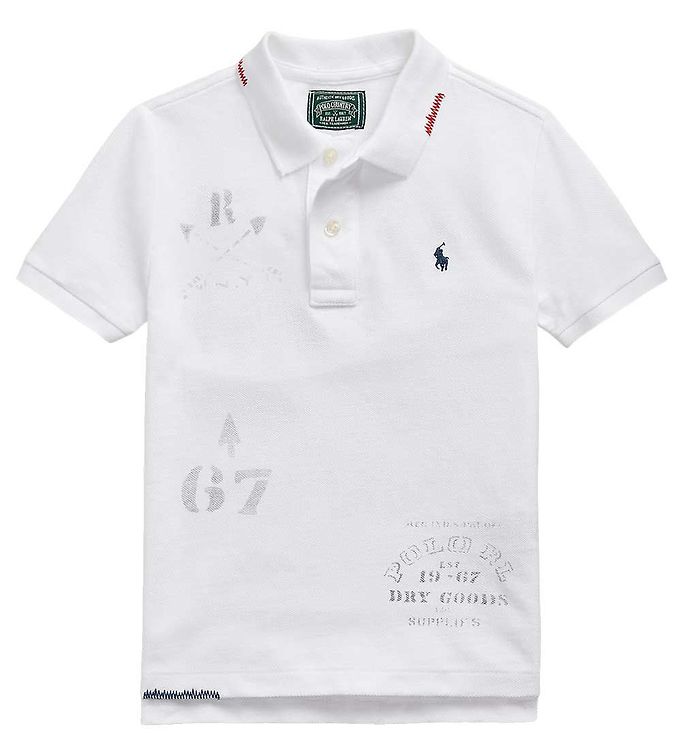 Polo Ralph Lauren Polo - Country - White w. Print » Kids Fashion