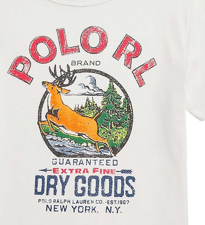 Rondlopen Enzovoorts Miljard Polo Ralph Lauren T-Shirt - Country - Wit m. » Goedkope Levering
