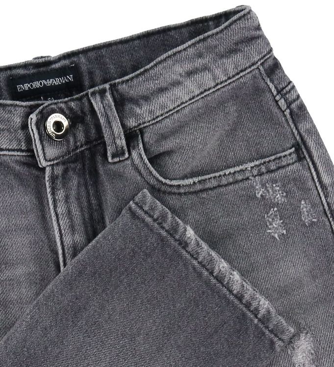 Erge, ernstige serveerster Vernauwd Emporio Armani Jeans - Zwart » Goedkope Levering » Shop Online