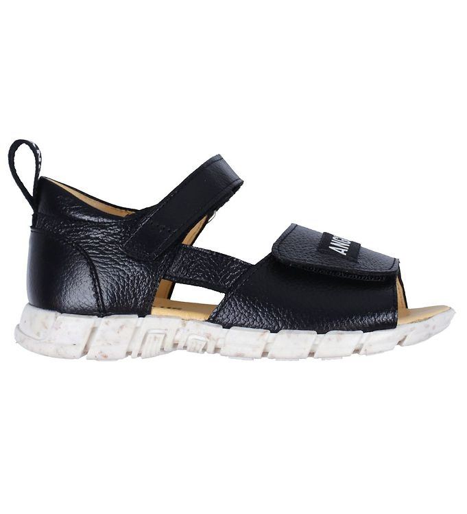 Angulus Sandal Svart M. Logotypband