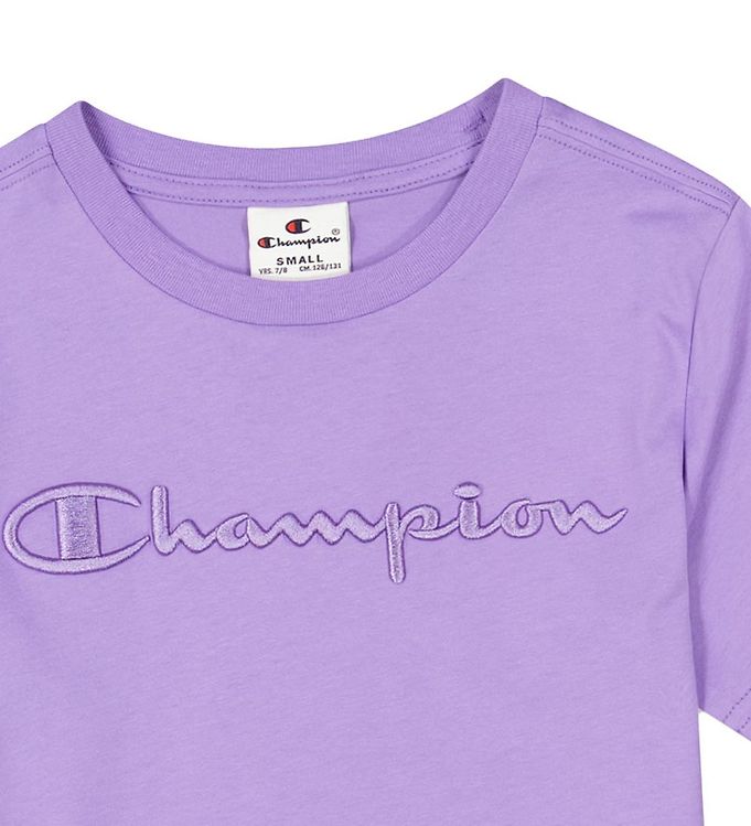 T-shirt Shipping Crew - » Purple Prompt - Champion neck