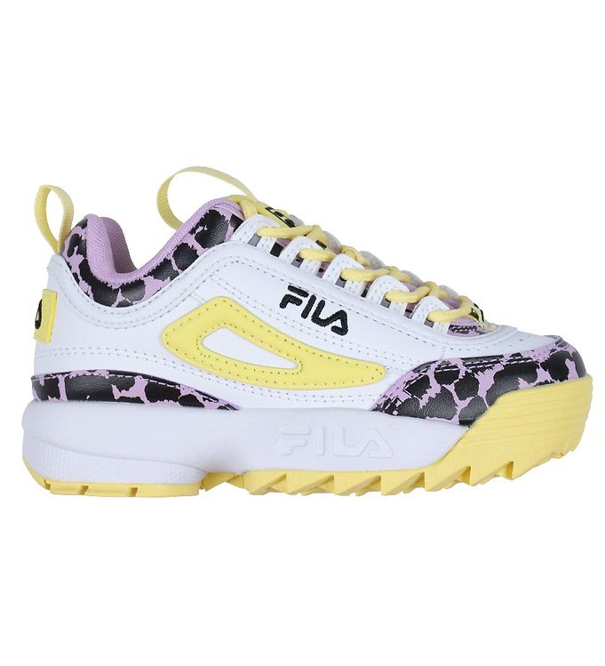 triatlon Hoogland Grit Fila Sneakers - Disruptor F - White-Pale Banana » Fast Shipping