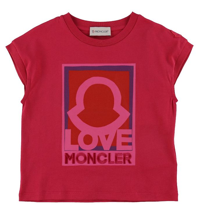 Moncler love t shirt store