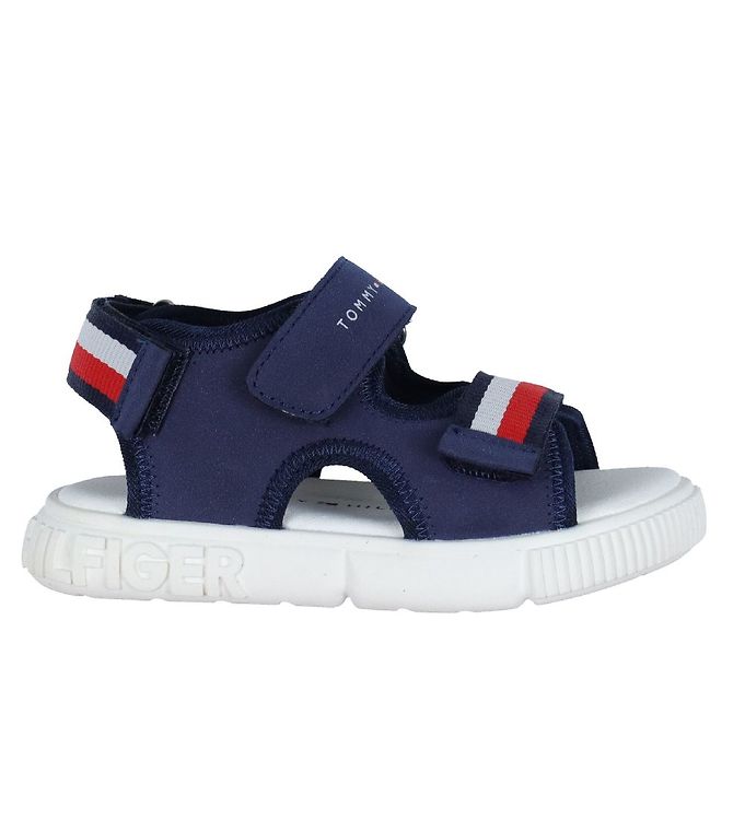 Tommy Hilfiger Sandals Stripes Velcro Blue » ASAP Shipping