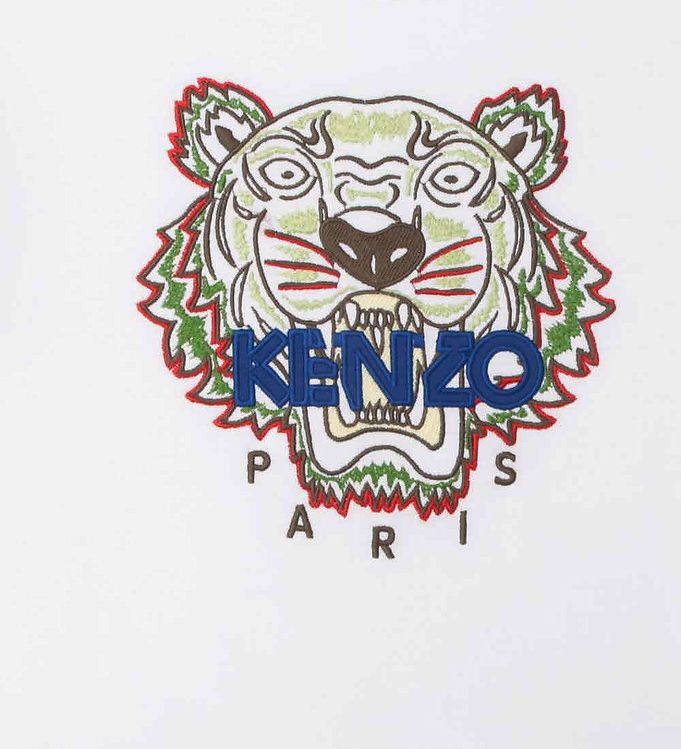 vinkel Bevidst Bane Kenzo T-shirt - White w. Tiger » New Products Every Day