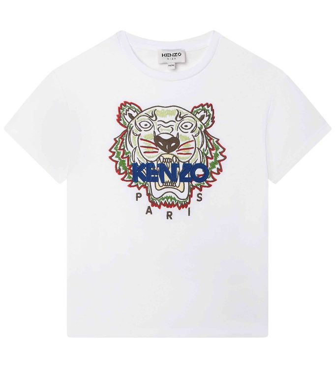 Celebrity placere Ordinere Kenzo T-shirt - White w. Tiger » New Products Every Day