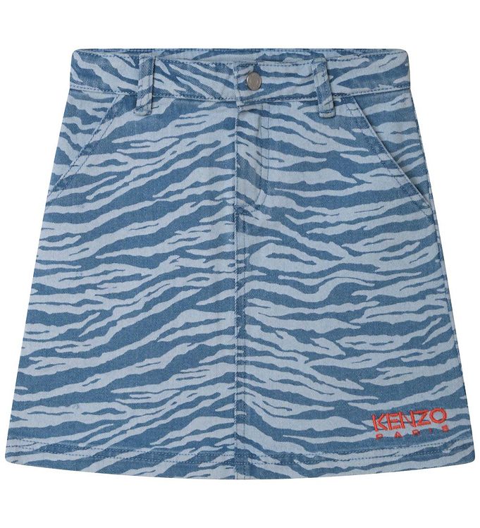 Kenzo Kjol Denim Ljusblå M. Tigerrander
