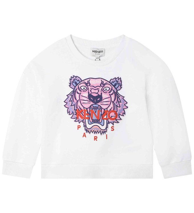 Arthur bleek Vulkanisch Kenzo Sweatshirt - Wit m. Tijger » Altijd Goedkope Levering