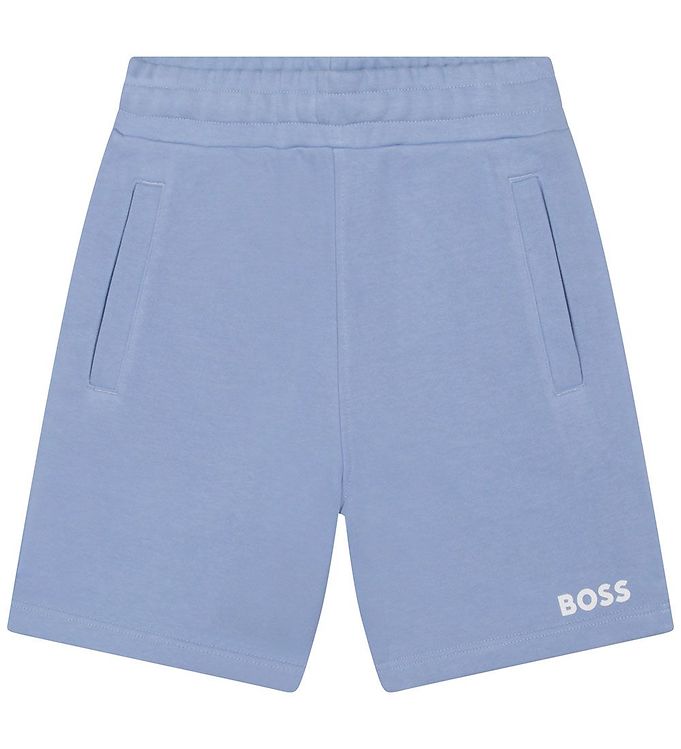 BOSS Sweat Shorts - Light Blue » Prompt Shipping » Kids Fashion
