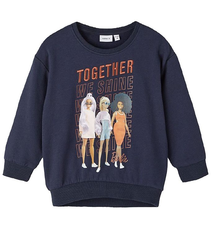 Name It Sweatee Shirt Nmfnina Barbie Dark Sapphire