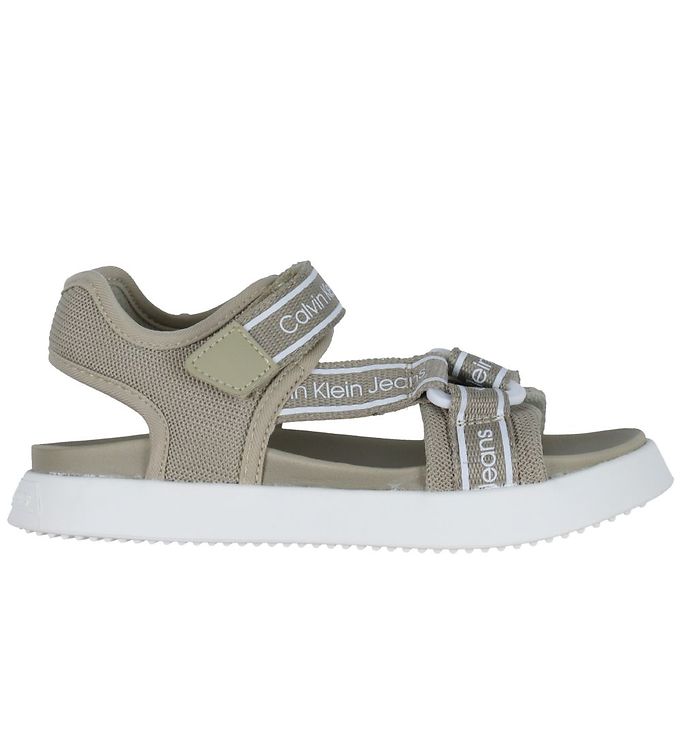 Afspraak Generaliseren Avonturier Calvin Klein Sandal - Velcro - Beige » New Products Every Day