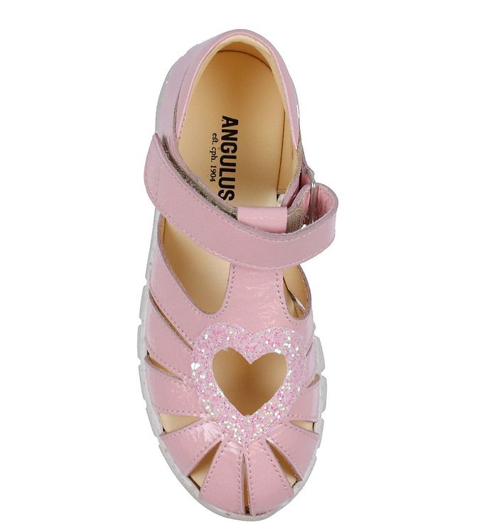 Angulus Sandals - Pink w. Heart » ASAP Shipping - 30 Return