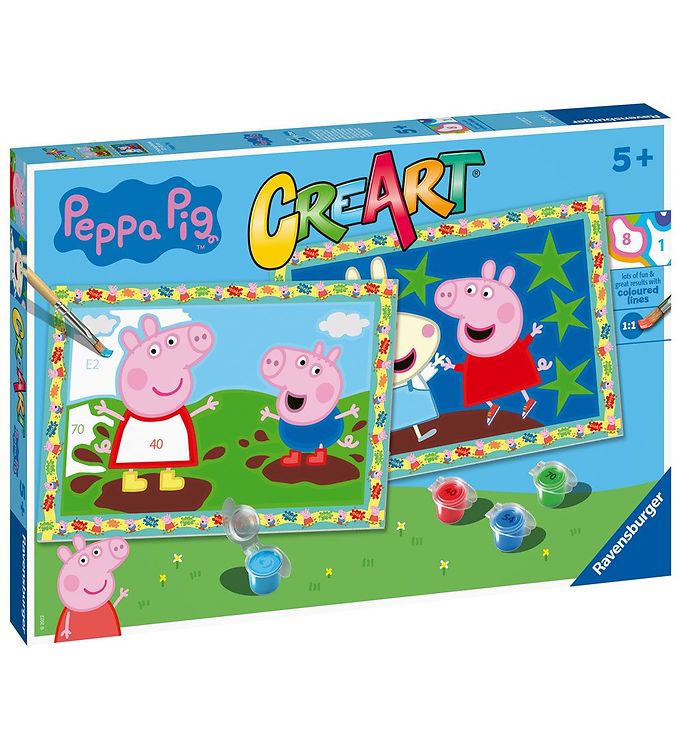 Ravensburger CreArt - Paint Set - Peppa Pig » Fast Shipping