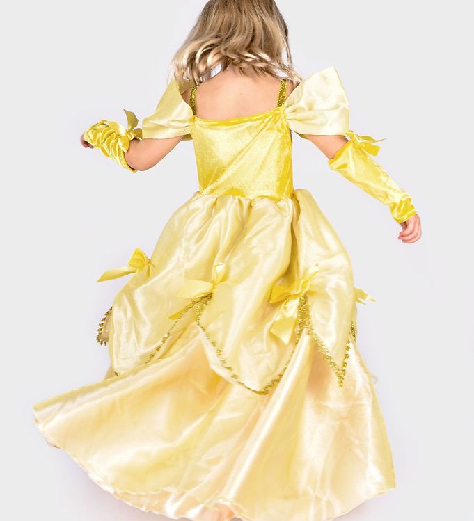 levering Zie insecten Discriminerend Den Goda Fen Kostuum - Prinsessenjurk - Geel » Snelle Levering