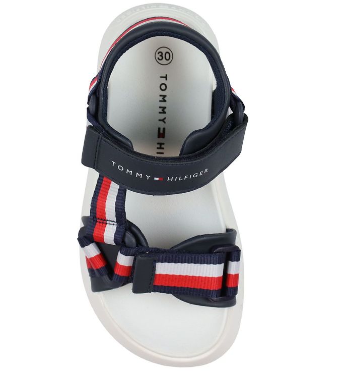 Slikke brydning Udelade Tommy Hilfiger Sandals - Stripes Sandal - Blue » Prompt Shipping