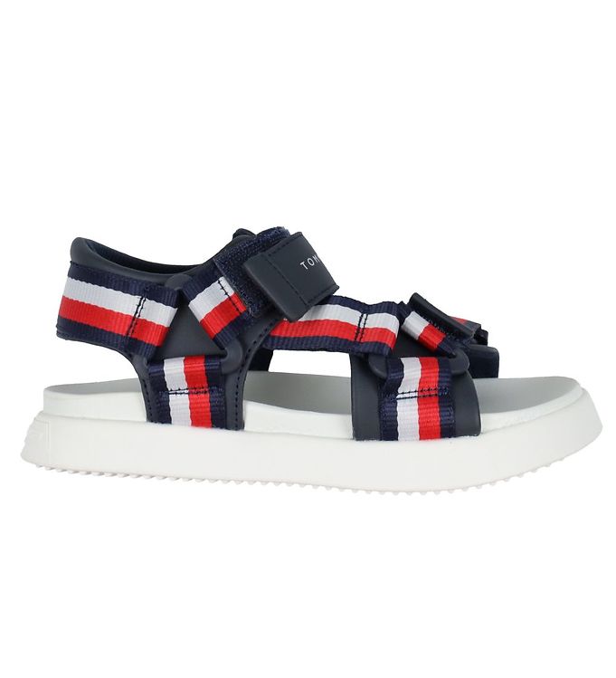 Slikke brydning Udelade Tommy Hilfiger Sandals - Stripes Sandal - Blue » Prompt Shipping