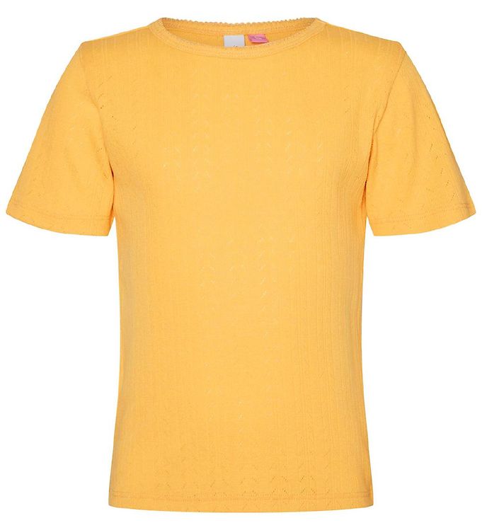 Vero Moda Girl T-shirt - VmCasjafrancis Golden Cream