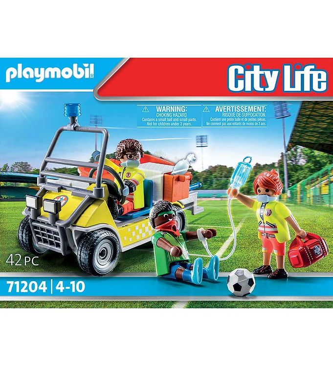 koolhydraat Slaapzaal Ambacht Playmobil City Life - Rescue Car - 71204 - 42 Parts