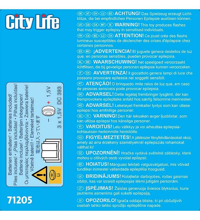 Playmobil City Life - Moto de sauvetage - 71205 - 20 Parties