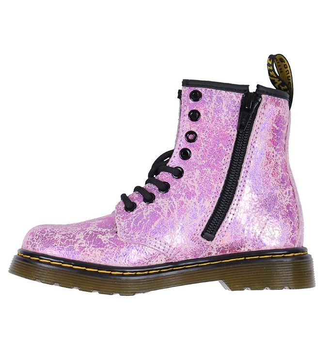 Dr. Boots - 1460 J Disco Crinkle - Pink Cheap Shipping