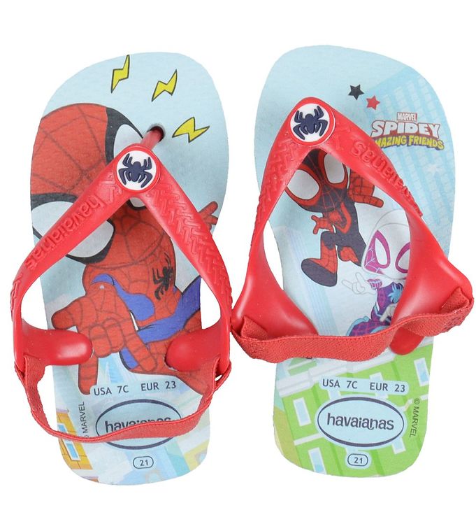 Havaianas Slippers - Baby Marvel - Blue/Ed » Levering