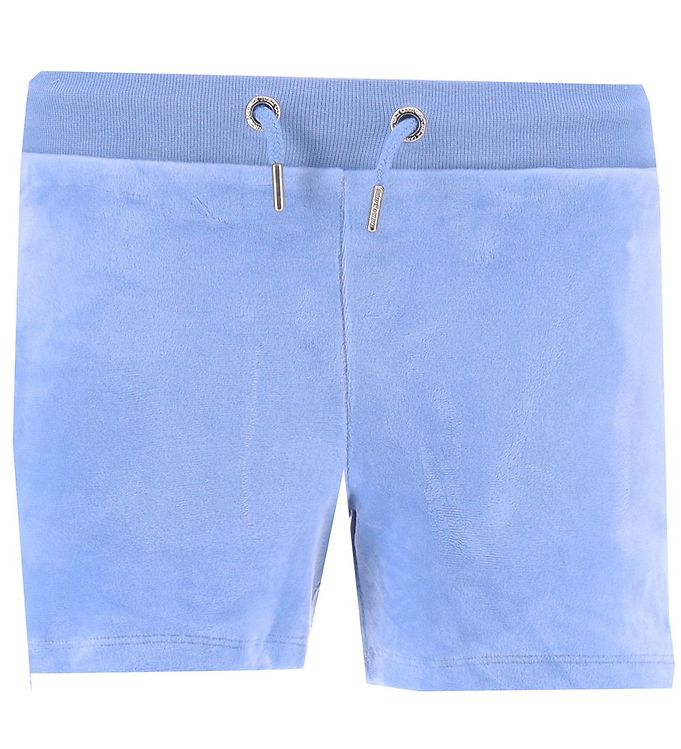 Light blue hotsell velvet shorts
