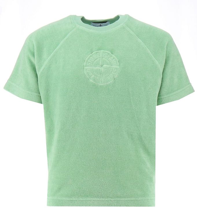 Stone Island T Shirt Frotté Light Green