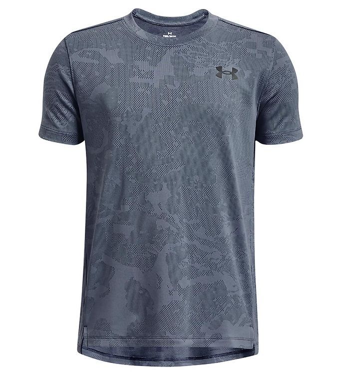 Under Armour T-shirt - UA Tech Wait Jacquard - Downpour Gray
