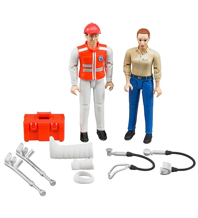 Bruder Toy Figurine - bworld - Ambulance Set - 62710