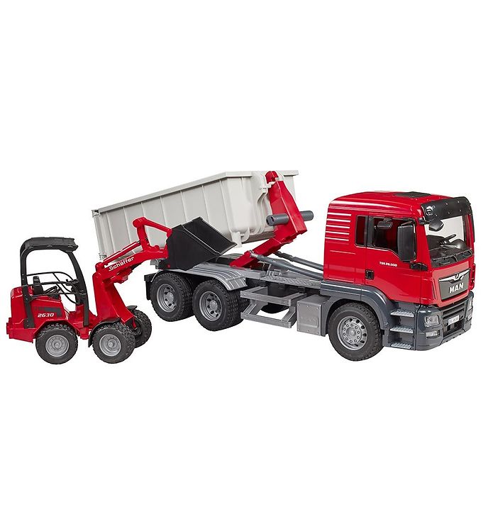 Bruder Truck - MAN TGS w. Roll-Off Container - 03767