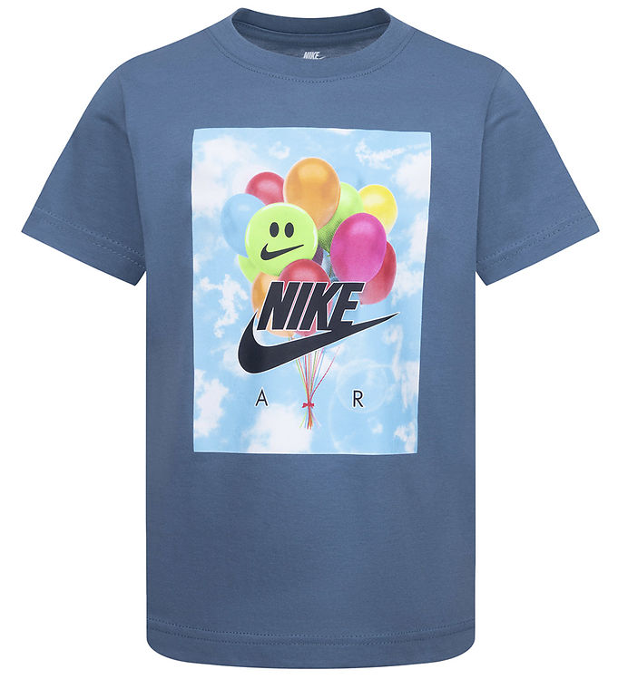 Hub ballet Klacht Nike T-Shirt - Verspreid Blue » Altijd Goedkope Verzending