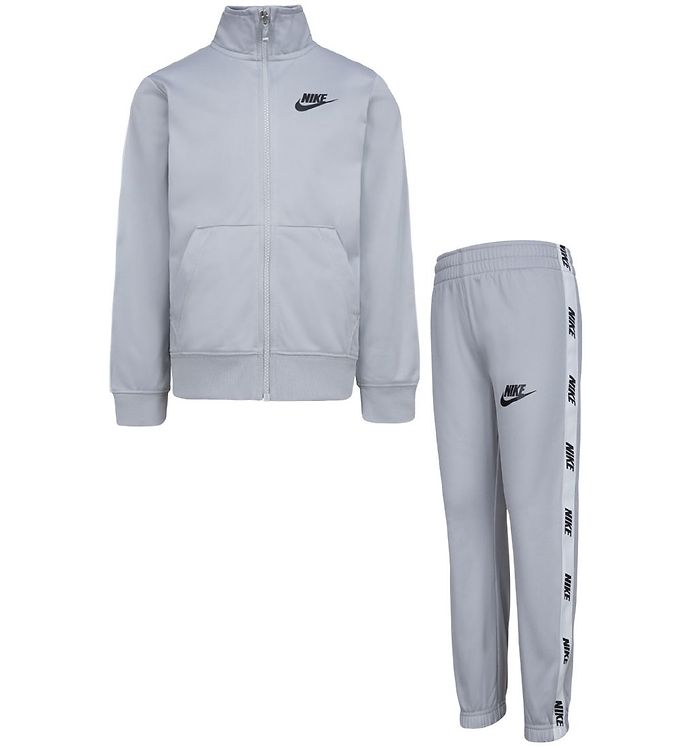 Nike Tracksuit - Cardigan/Trousers - Light Smoke Grey