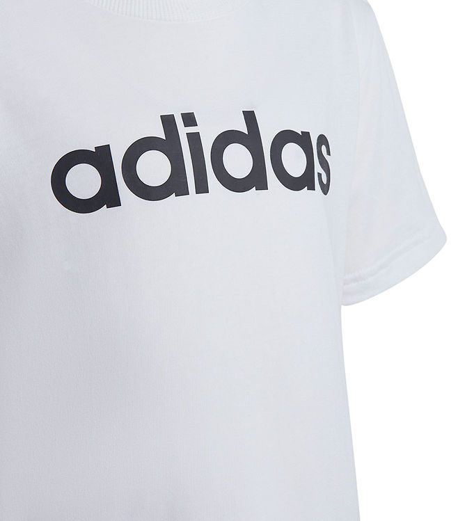 White/Black Lin Performance T-shirt CO adidas Tee - LK -