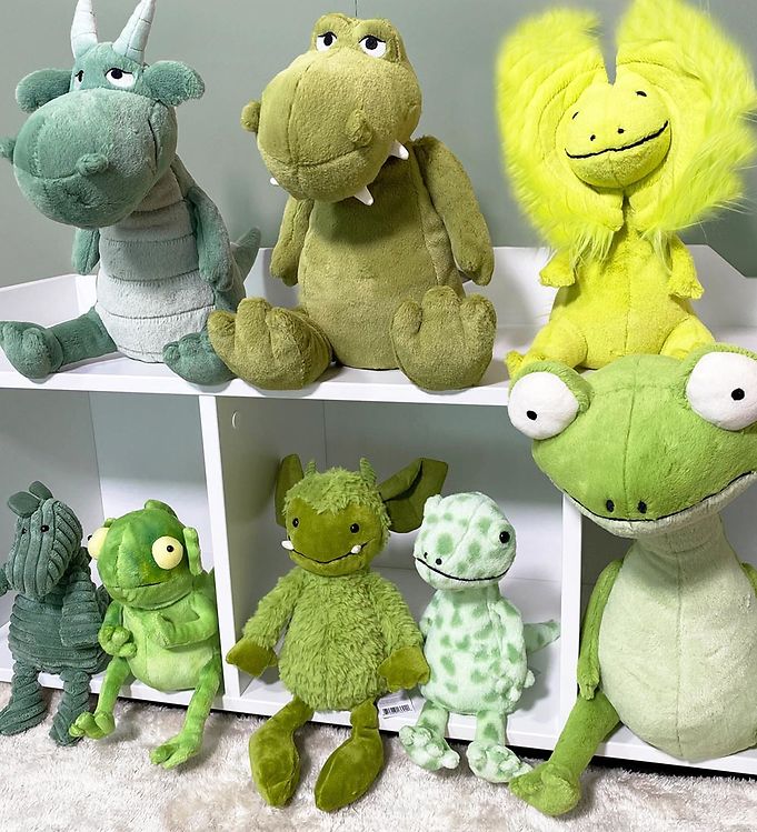 Jellycat Soft Toy - 10x20 cm - Frankie Frilled-Neck Lizard