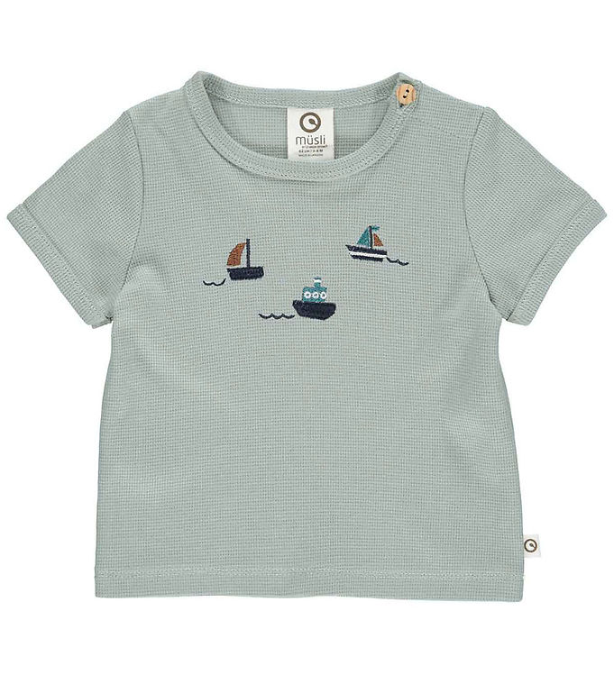 Müsli T Shirt Våffla Spa Green