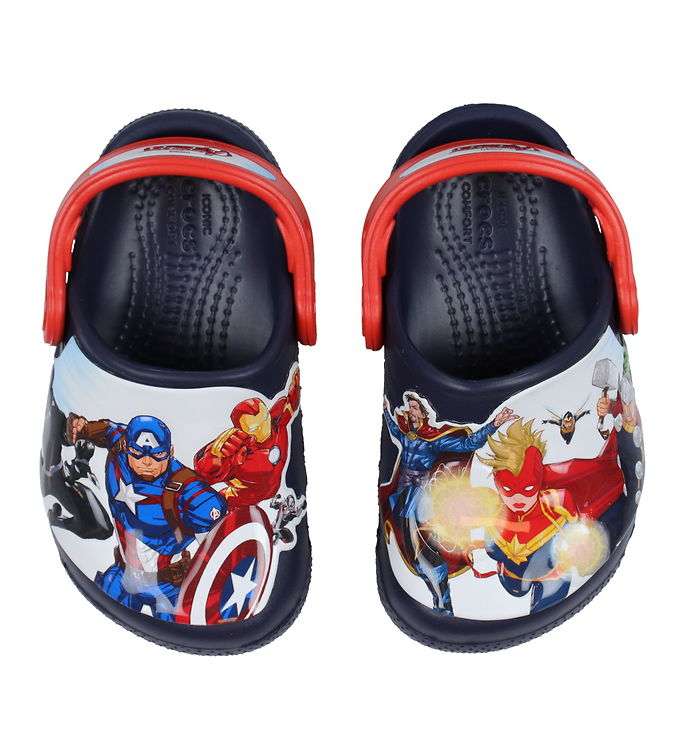 Avengers Navy Crocs - Patch » Cheap - FL T Sandals Delivery Clog