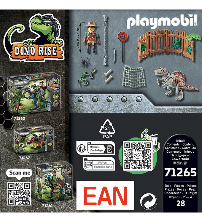 Playmobil Dino Rise - Baby - 71265 28 Parts