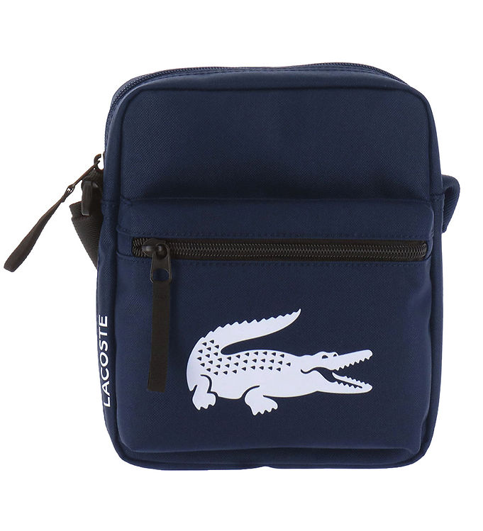 Lacoste Shoulder Bag - Vertical Camera Bag - Navy » Kids Fashion