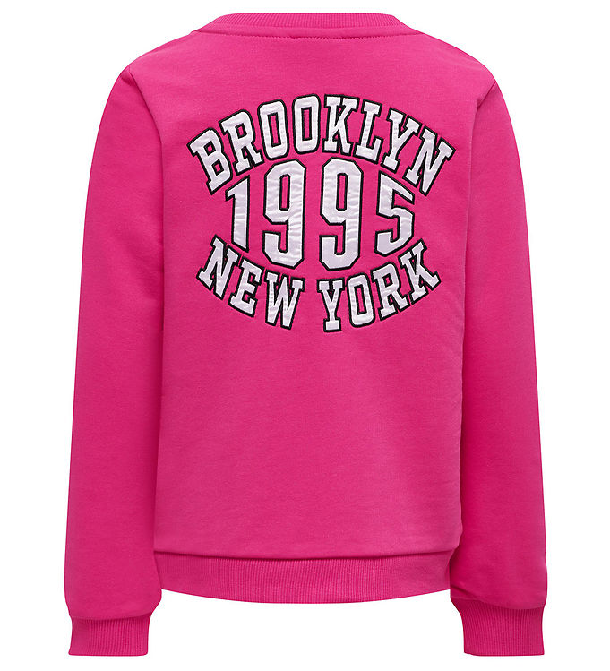 Kids Only Fuchsia KogBrie - Sweatshirt - Purple/New York