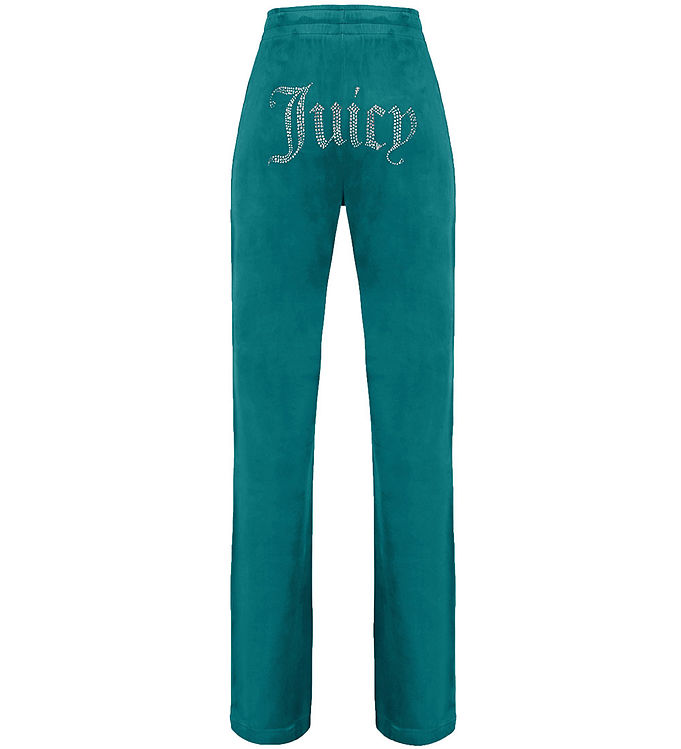 Juicy Couture Sweatpants - Velvet - Deep Lagoon » Cheap Shipping