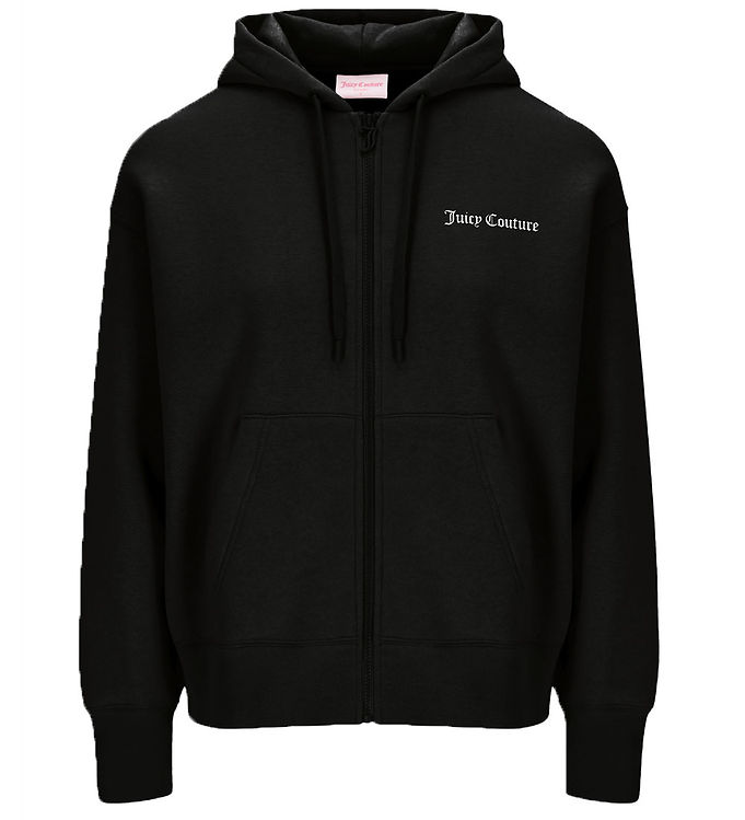Black juicy couture zip up hoodie online