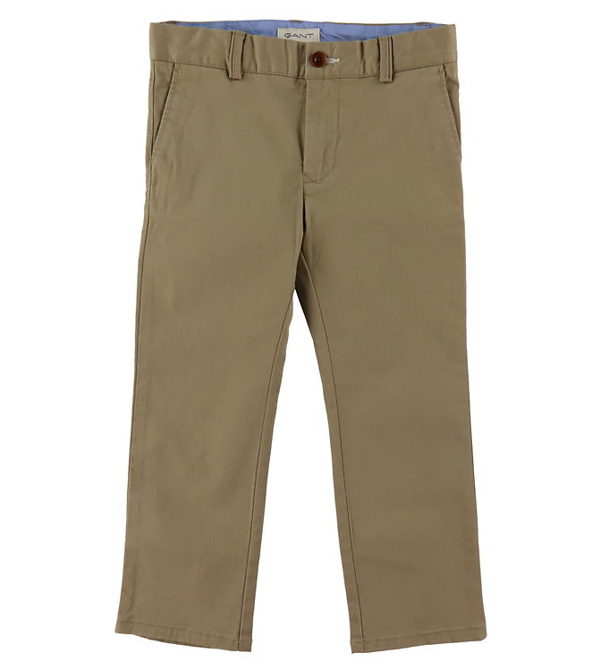 Gant Byxor Chino Dark Khaki