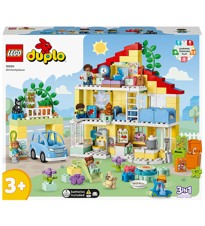 Udstyr dybtgående kompas LEGO Duplo - 3in1 Family House 10994 - 218 Parts » Fast Shipping