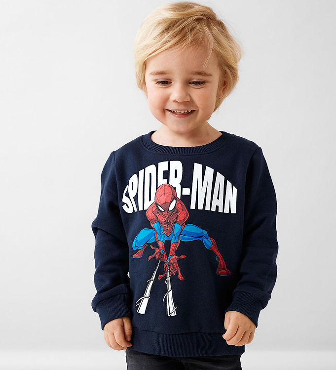 Name It Sweatshirt - Noos - NmmJox Spider-Man - Dark Sapphire
