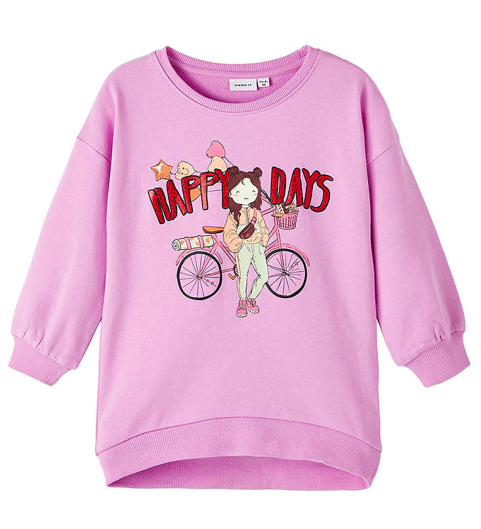 Name It Sweatee Shirt Nmfkirsten Violet Tulle