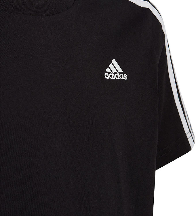 adidas Performance T-shirt - U 3S Tee - Black/White | Sport-T-Shirts