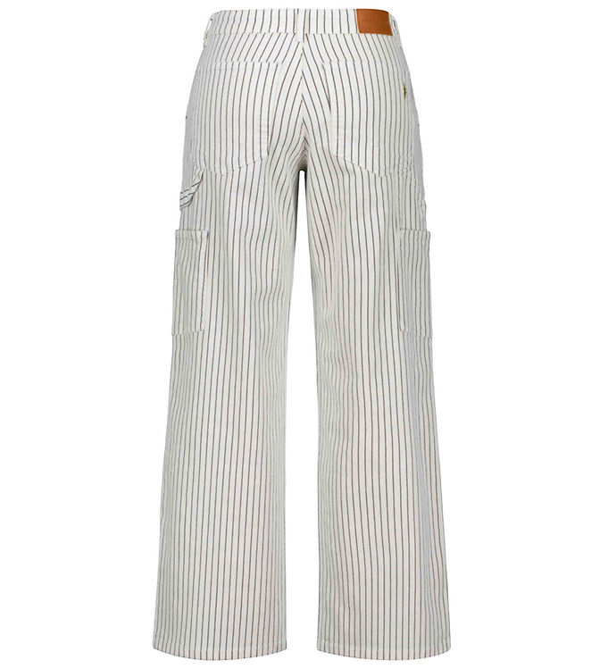 Girls shop striped trousers