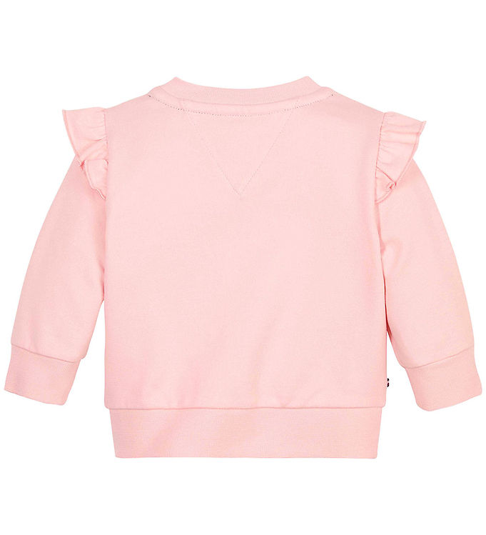 Tommy Hilfiger Sweatshirt - Baby Girl Monogram - Pink Crystal