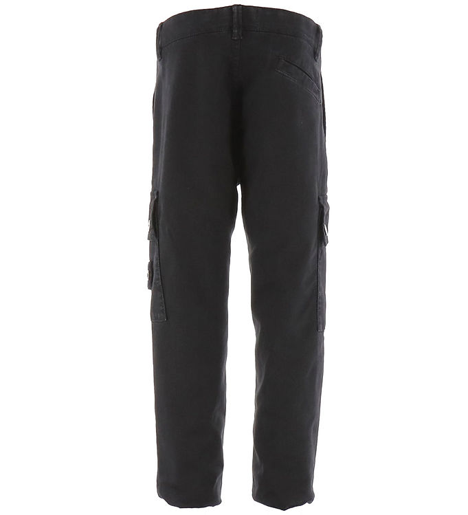 Allen Solly Black Regular Fit Mid Rise Trousers