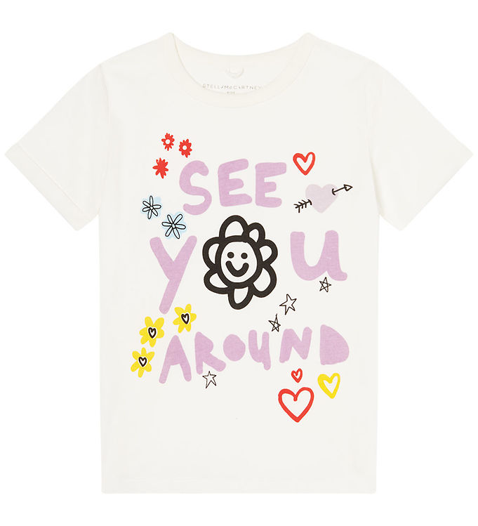 Stella McCartney Kids graphic-print T-shirt - White
